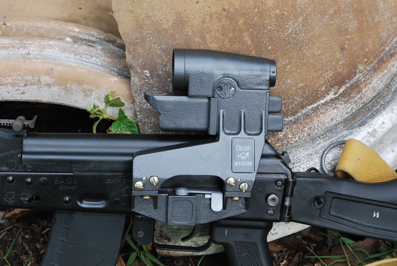 ENGLISH] Russian BelOMO-MMP PK-A RED DOT SCOPE Collimator sight review 