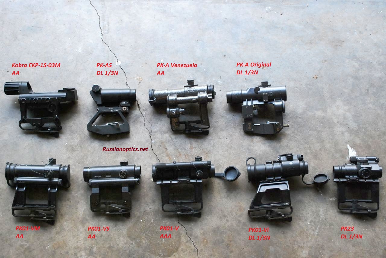 Russian Ak Red Dot Scope